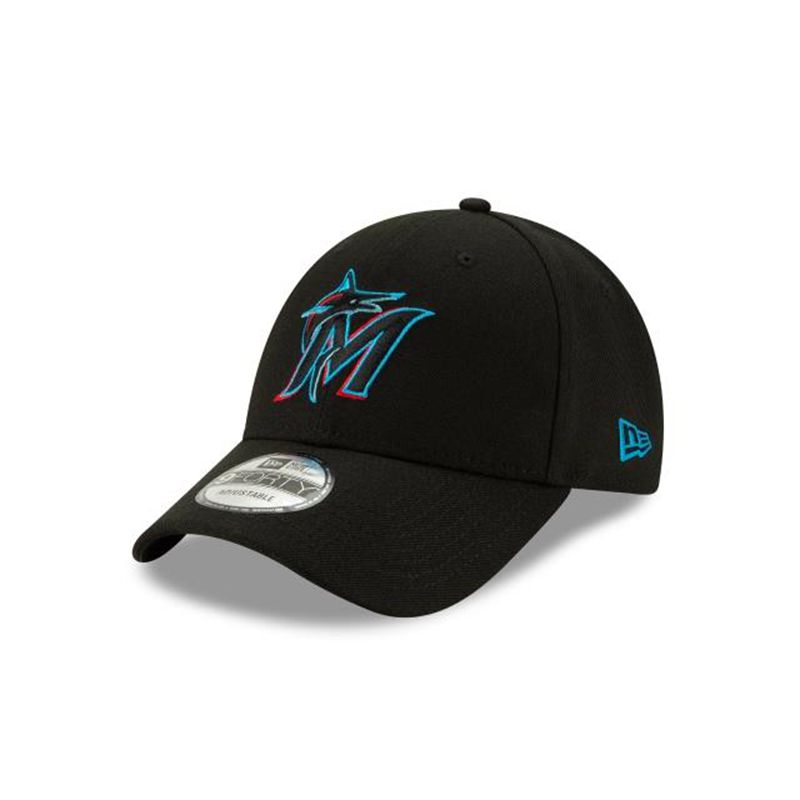 MLB Miami Marlins 2019 The League 9Forty Adjustable (GMW4341) - Black New Era Caps